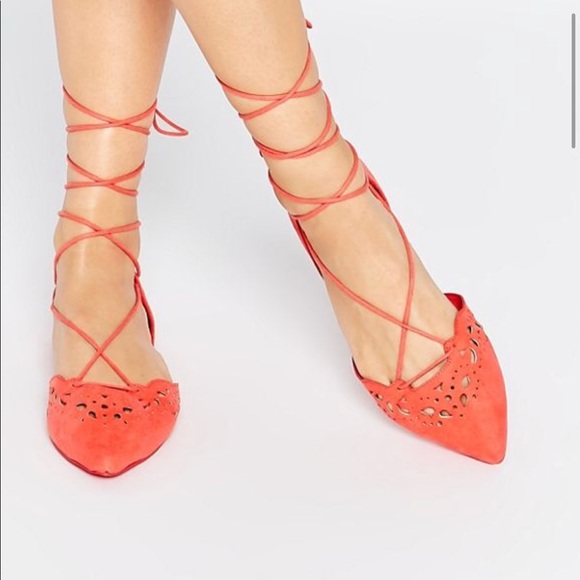aldo lace up flats
